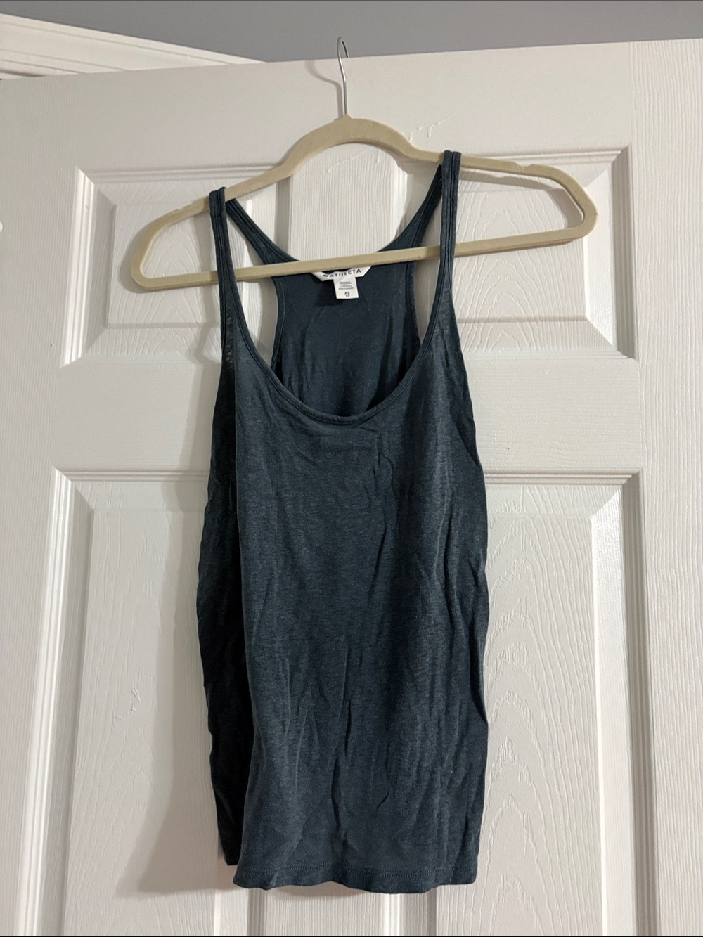 Athleta Women's Dark Charcoal Racerback Tank Top